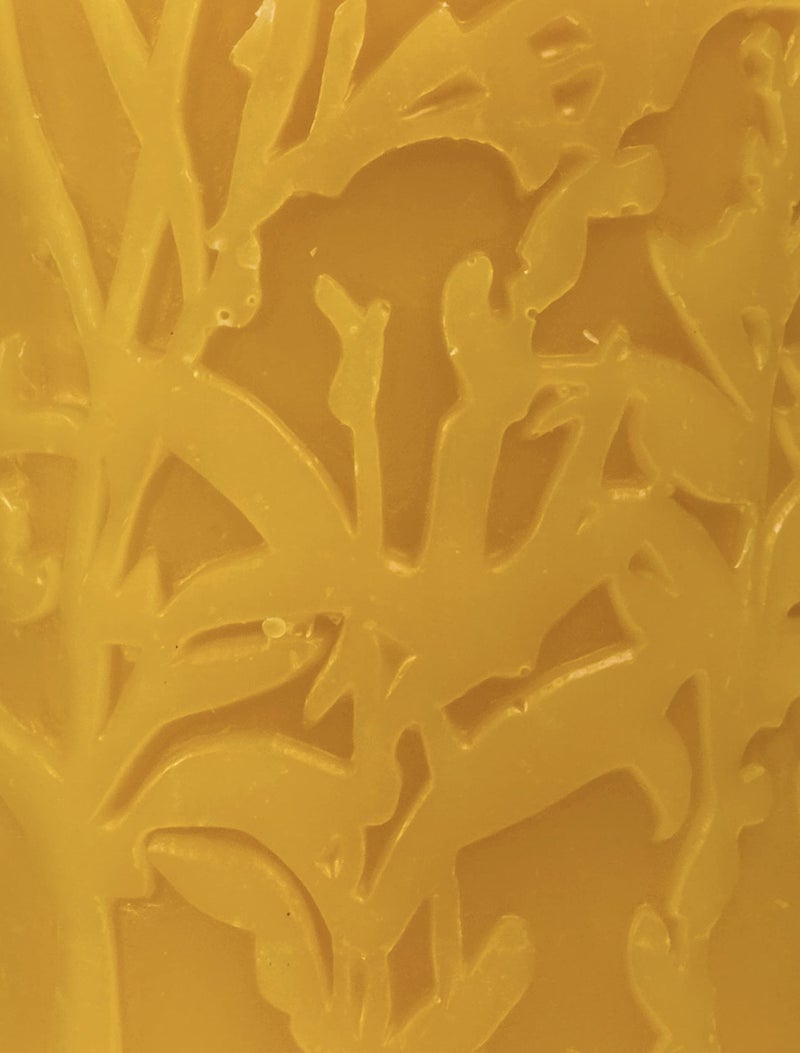 Alternative Imagination Wild Meadow Beeswax Candle - 100% Pure Beeswax, Natural Pillar Candles - 40 Hour Long Burn, 3x4 Inch - Unscented, Smokeless, Dripless - Alternative Imagination - Image 2